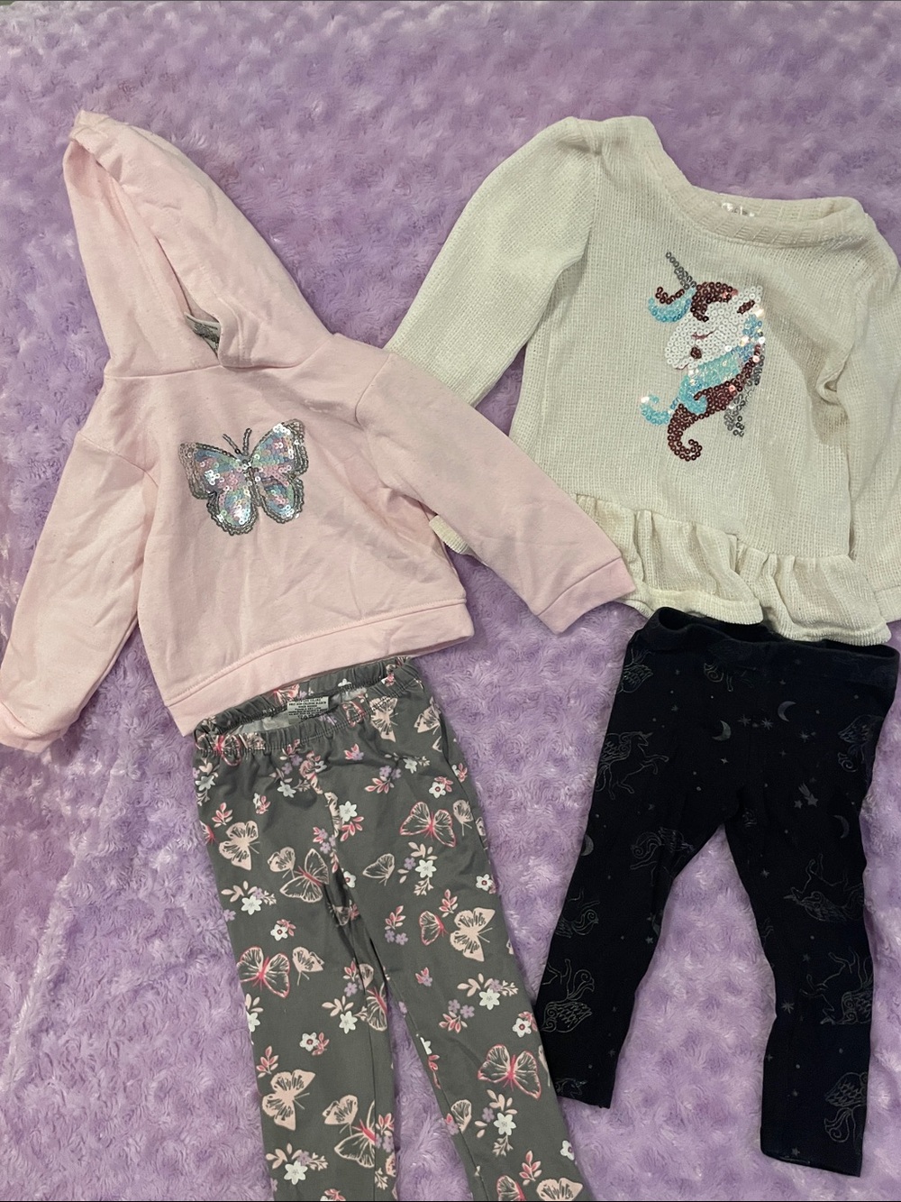 Unicorn and butterfly set 🦄🦋well loved